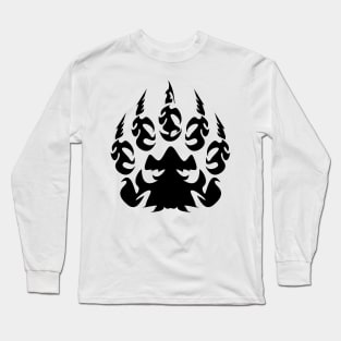 Tribal Bear Paw Long Sleeve T-Shirt